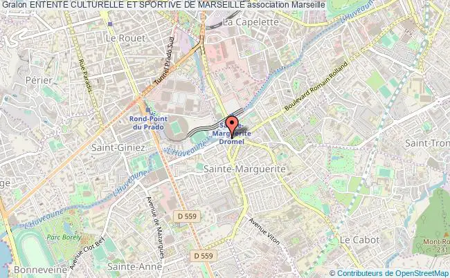 plan association Entente Culturelle Et Sportive De Marseille Marseille
