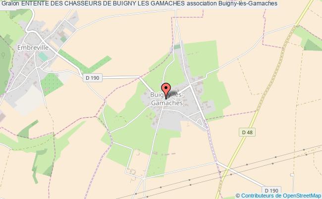 plan association Entente Des Chasseurs De Buigny Les Gamaches Buigny-lès-Gamaches