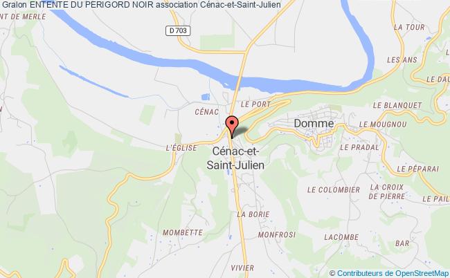 plan association Entente Du Perigord Noir Cénac-et-Saint-Julien
