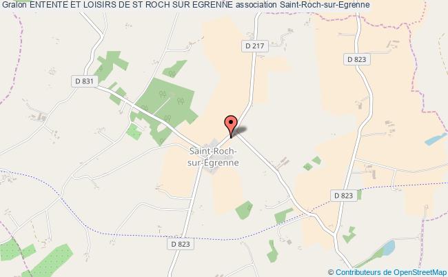 plan association Entente Et Loisirs De St Roch Sur Egrenne Saint-Roch-sur-Égrenne