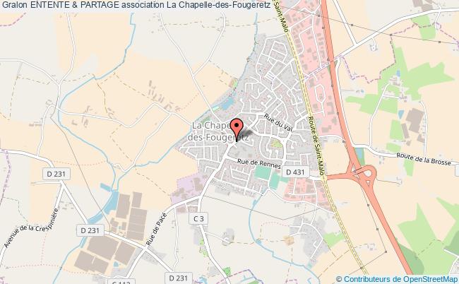 plan association Entente & Partage La    Chapelle-des-Fougeretz
