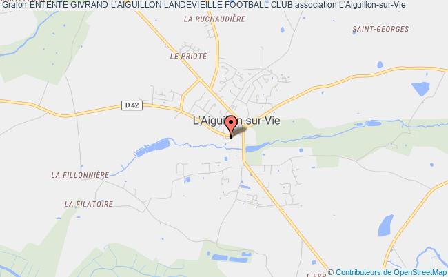 plan association Entente Givrand L'aiguillon Landevieille Football Club L'   Aiguillon-sur-Vie