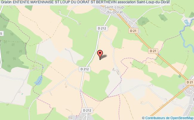 plan association Entente Mayennaise St Loup Du Dorat St Berthevin Saint-Loup-du-Dorat