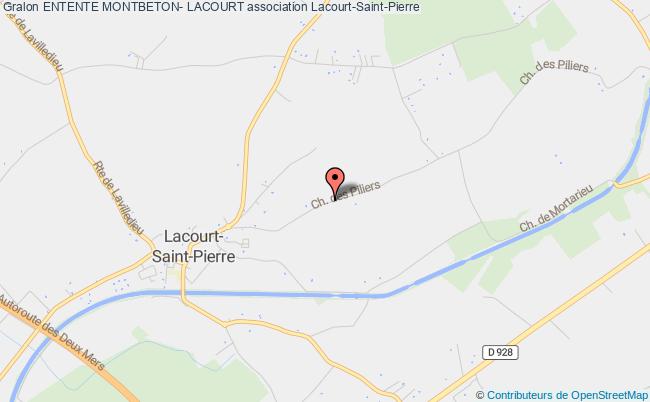 plan association Entente Montbeton- Lacourt Lacourt-Saint-Pierre