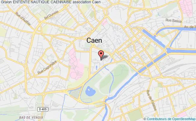plan association Entente Nautique Caennaise Caen