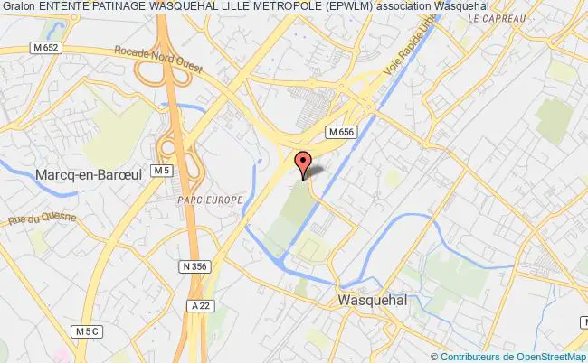 plan association Entente Patinage Wasquehal Lille Metropole (epwlm) Wasquehal