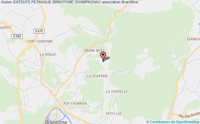 ENTENTE PETANQUE BRANTOME CHAMPAGNAC