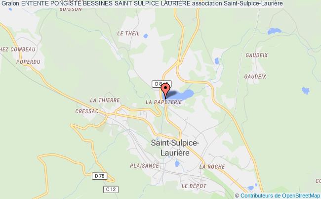 plan association Entente Pongiste Bessines Saint Sulpice LauriÈre Saint-Sulpice-Laurière
