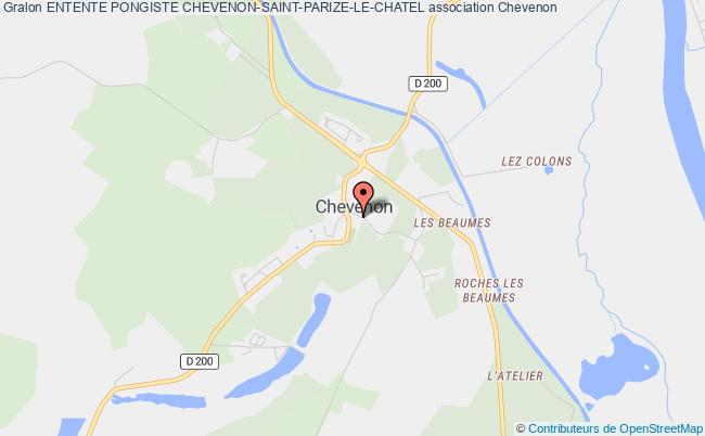 plan association Entente Pongiste Chevenon-saint-parize-le-chatel Chevenon