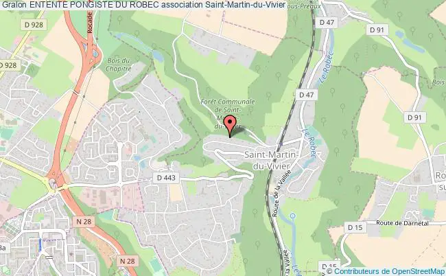 plan association Entente Pongiste Du Robec Saint-Martin-du-Vivier