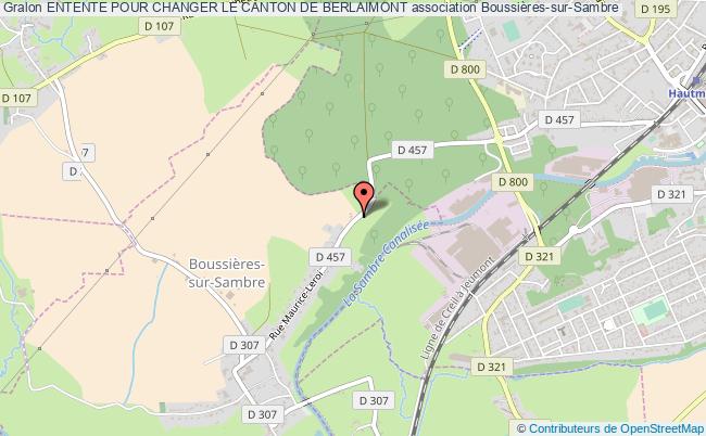 plan association Entente Pour Changer Le Canton De Berlaimont Boussières-sur-Sambre