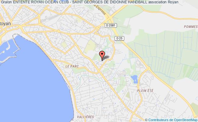 plan association Entente Royan Ocean Club - Saint Georges De Didonne Handball Royan