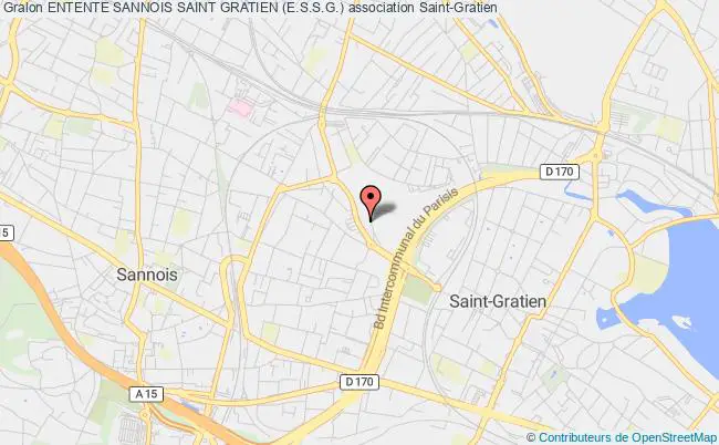 plan association Entente Sannois Saint Gratien (e.s.s.g.) Saint-Gratien