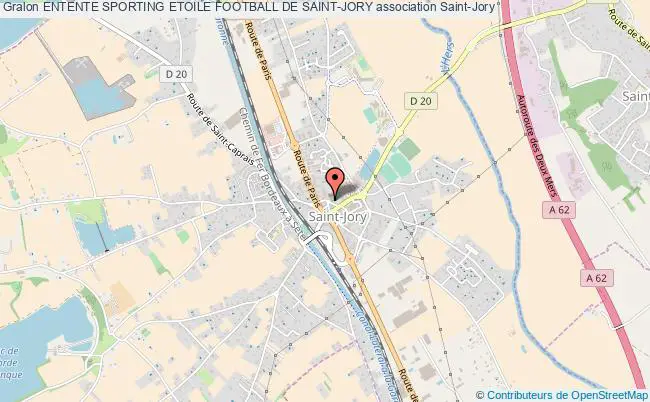 plan association Entente Sporting Etoile Football De Saint-jory Saint-Jory