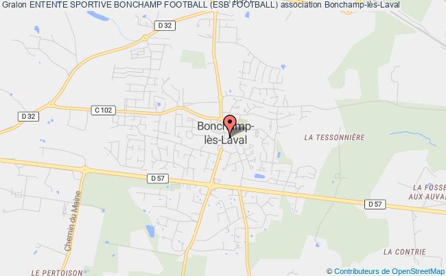 plan association Entente Sportive Bonchamp Football (esb Football) Bonchamp-lès-Laval