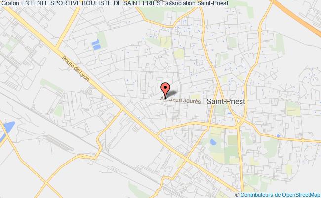 plan association Entente Sportive Bouliste De Saint Priest Saint-Priest