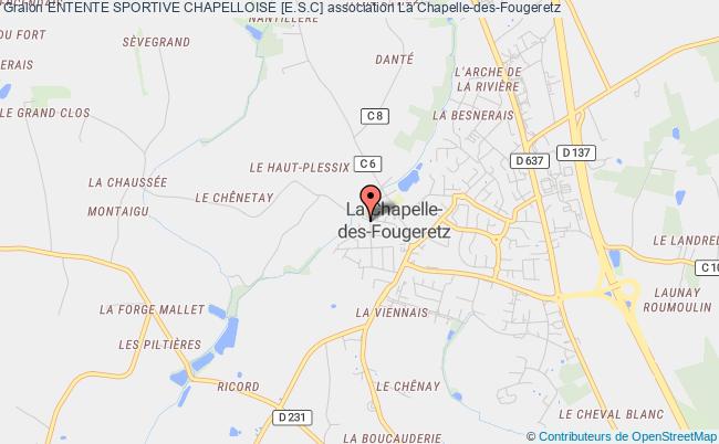 plan association Entente Sportive Chapelloise [e.s.c] La    Chapelle-des-Fougeretz