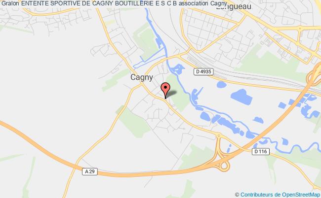 plan association Entente Sportive De Cagny Boutillerie E S C B Cagny