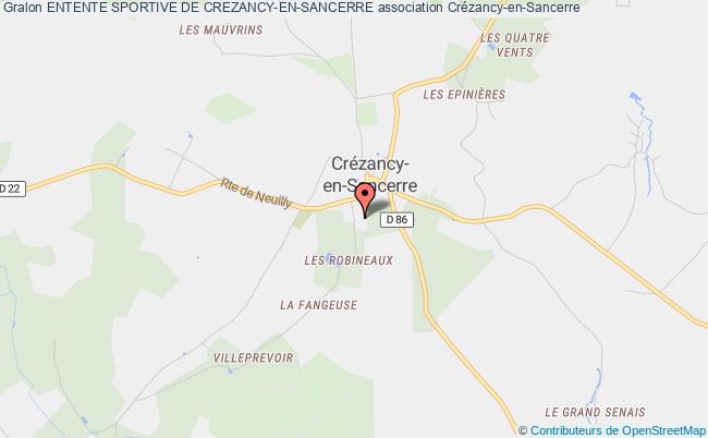 plan association Entente Sportive De Crezancy-en-sancerre Crézancy-en-Sancerre