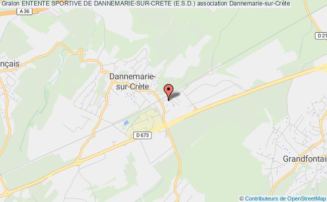 plan association Entente Sportive De Dannemarie-sur-crete (e.s.d.) Dannemarie-sur-Crète