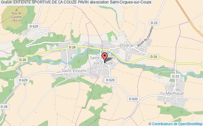 plan association Entente Sportive De La Couze Pavin Saint-Cirgues-sur-Couze