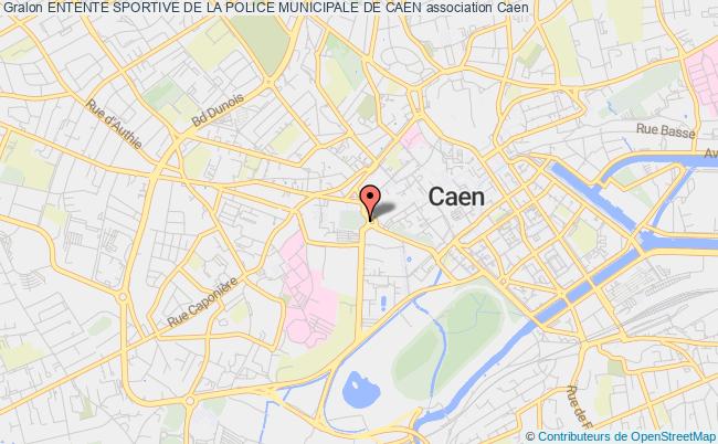 plan association Entente Sportive De La Police Municipale De Caen Caen