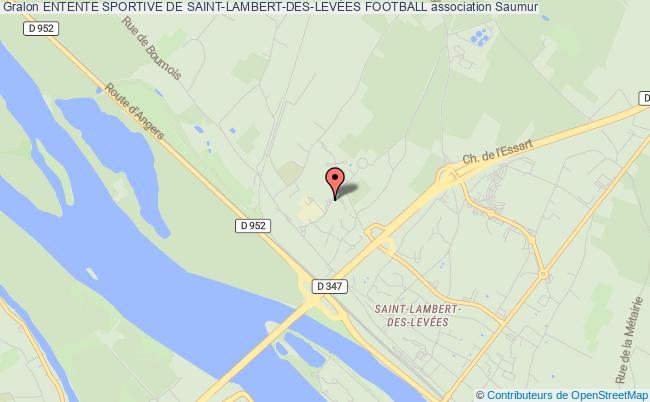 plan association Entente Sportive De Saint-lambert-des-levÉes Football Saumur
