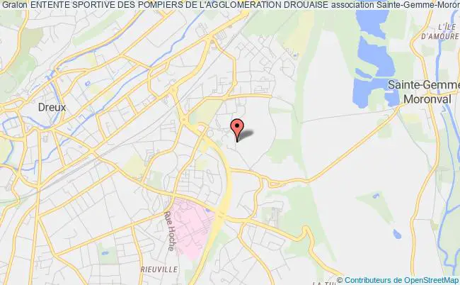 plan association Entente Sportive Des Pompiers De L'agglomeration Drouaise Sainte-Gemme-Moronval