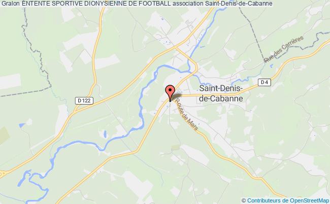 plan association Entente Sportive Dionysienne De Football Saint-Denis-de-Cabanne