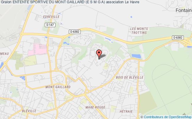 plan association Entente Sportive Du Mont Gaillard (e S M G A) Le    Havre