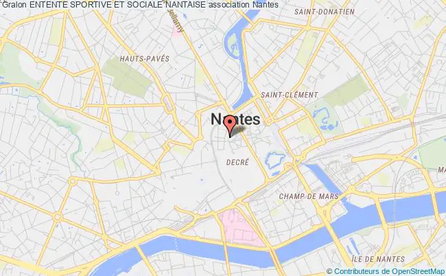 plan association Entente Sportive Et Sociale Nantaise Nantes