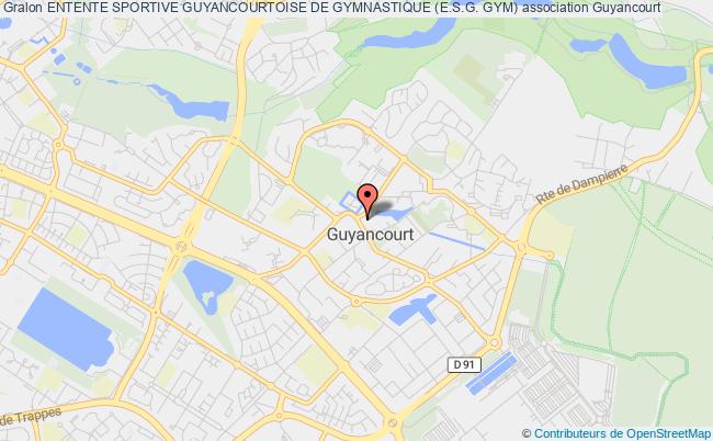 plan association Entente Sportive Guyancourtoise De Gymnastique (e.s.g. Gym) Guyancourt