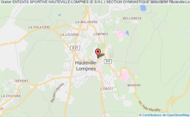 plan association Entente Sportive Hauteville-lompnes (e.s.h.l.) Section Gymnastique Hauteville-Lompnes