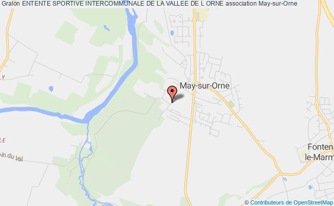 plan association Entente Sportive Intercommunale De La Vallee De L Orne May-sur-Orne
