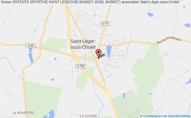 plan association Entente Sportive Saint Legeoise Basket (essl Basket) Saint-Léger-sous-Cholet