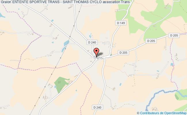 plan association Entente Sportive Trans - Saint Thomas Cyclo Trans