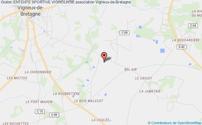 plan association Entente Sportive Vignolaise Vigneux-de-Bretagne