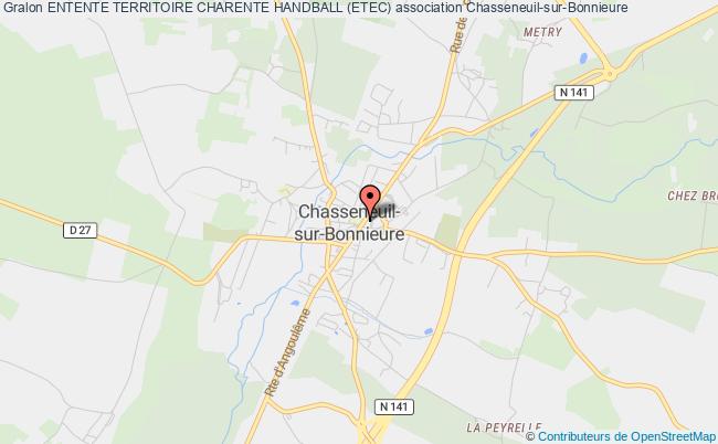 plan association Entente Territoire Charente Handball (etec) Chasseneuil-sur-Bonnieure