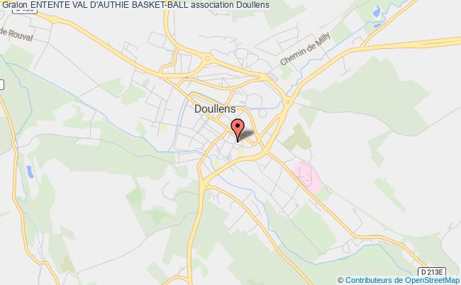plan association Entente Val D'authie Basket-ball Doullens