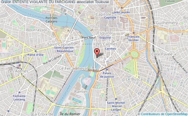 plan association Entente Vigilante Du Farcigang Toulouse