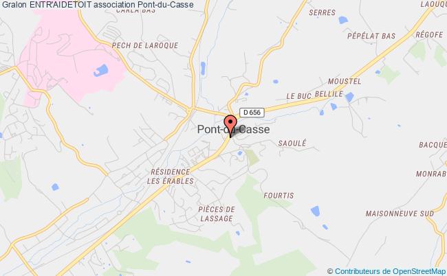 plan association Entr'aidetoit Pont-du-Casse