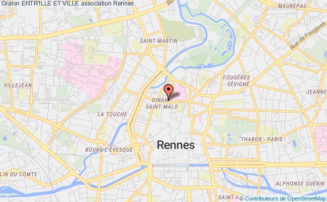 plan association Entr'ille Et Ville Rennes