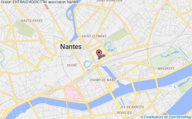 plan association Entraid'addict 44 Nantes