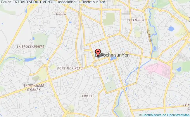 plan association Entraid'addict Vendee La    Roche-sur-Yon