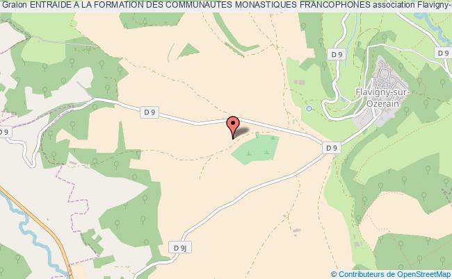 plan association Entraide A La Formation Des Communautes Monastiques Francophones Flavigny-sur-Ozerain