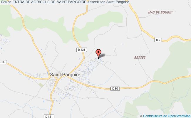 plan association Entraide Agricole De Saint Pargoire Saint-Pargoire