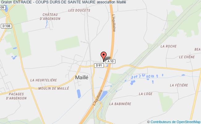 plan association Entraide - Coups Durs De Sainte Maure Maillé