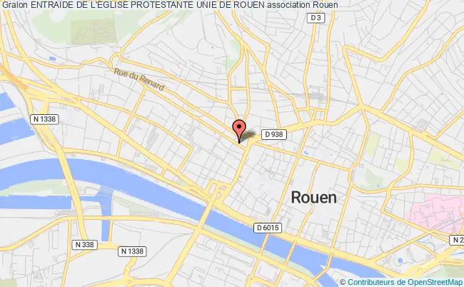 plan association Entraide De L'Église Protestante Unie De Rouen Rouen