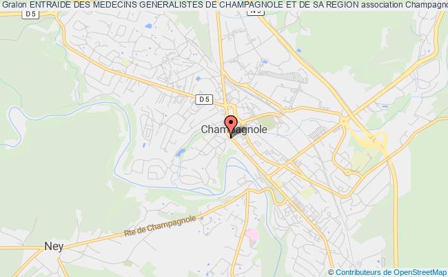 plan association Entraide Des Medecins Generalistes De Champagnole Et De Sa Region Champagnole
