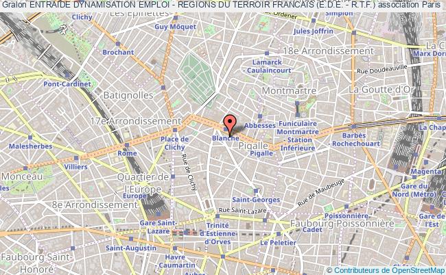 plan association Entraide Dynamisation Emploi - Regions Du Terroir Francais (e.d.e. - R.t.f.) Paris